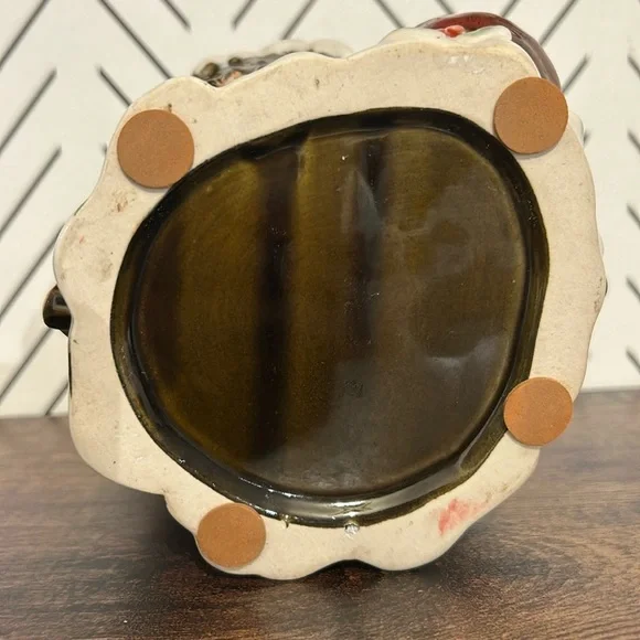 Vintage Tii Collections Winter Red Bird Cardinal Planter Pot Christmas Decor - Picture 6 of 11